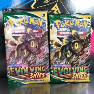 2 Evolving Skies Packs - SEALED